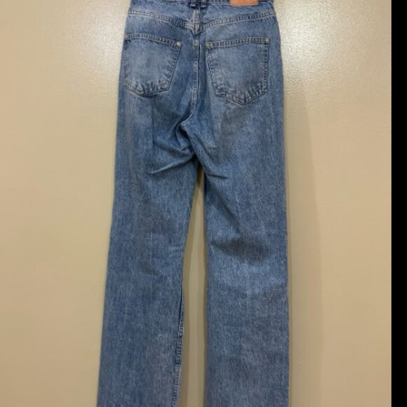 Zara Distressed Wide Leg Jeans - Picture 5 of 7